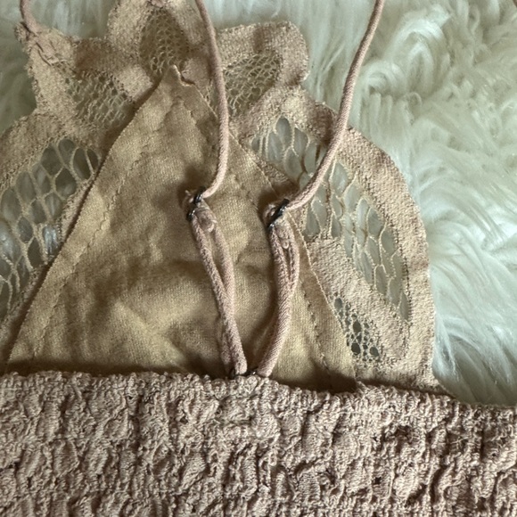 Free People Adella lace bralette Nude color Size Small New with tag - Picture 12 of 15